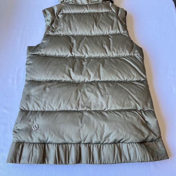 Lululemon The Fluffiest down reversible puffer vest sz 8 - Picture 11 of 15